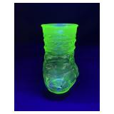 Vintage Uranium Glass Vase
