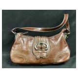 Wilson Leather dark brown handbag