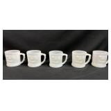 Grog milk glass mugs