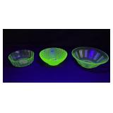 Small Uranium Bowls (Some Chips In Them)