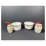 Enamelware double boiler