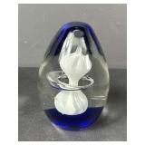 Blue and White paperweight