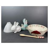 Dept 56 Bunny and more decor