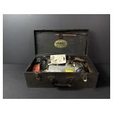 Vintage Lund Paints Tool Box w/ Contents