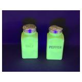 Jadeite Salt & Pepper Shakers