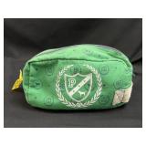 Victoria Secret green pink makeup bag