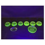 Uranium Glass Furniture Coasters and More