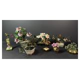Glass Mini Bonsai Tree Decor