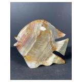 Polished Onyx style Tropical Fish Figurine