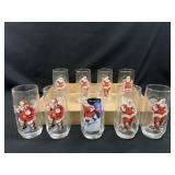 Coca Cola Santa Claus glasses