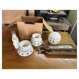 Hanging Hurricane Style Lamp Pieces