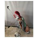 Wilson Golf Clubs, Bag & Pull Cart