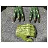 Hulk Hand and Dino Feet/ Claws