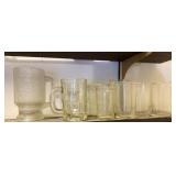 Vintage Glass Beer Mugs & Drinking Glasses