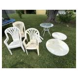 Plastic Outdoor Tables and Chairs