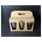 Rock Bottom Brewery Glasses (Missing 2)