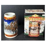 Budweiser Holiday Steins-1996 & 1999