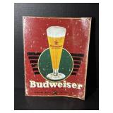 Budweiser Vintage Style Metal Advertising Sign