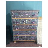 Unique Painted Dresser drawers