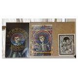 3 Grateful Dead Posters