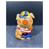 Pig Baseball Player Coin Bank
