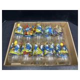 Smurfs & Chipmunks Collector Glasses