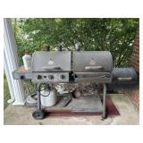 Char-Griller Dual Fuel Gas & Charcoal Smoker Grill