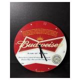 Budweiser King of Beers Advertising Wall Clock