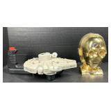C3P0 Mighty Max Style Toy head and millennium