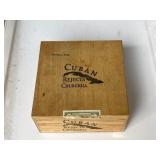 Cuban reject Churchill wooden cigar box