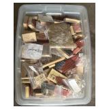 Large Collection of Rubber Stamps & Supplies