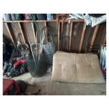 Contents of Garage Wall Folding Chairs, Chicken