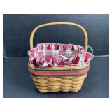 Longaberger Basket with Insert and handle