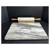 Marble Cutting board and Rolling pin