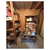 Contents of Wall, canning Jars, Glass Ware, and