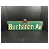 Buchanan Av. Street Sign