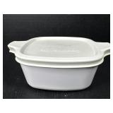 Plain White Corningware Dish