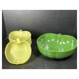 Apple Bowls and serving bowl