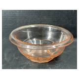 Hazel Atlas Pink Glass Bowl