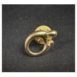 14K Gold Kaynar Figural Pin