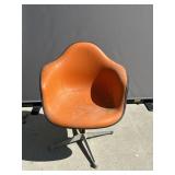 Vintage Orange Herman Miller Chair
