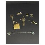 Vintage Gold Tone Jewelry & Accessories