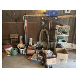 Contents of Garage Wall Hardware, Tools, and More