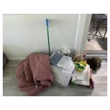 Linens, stuffed animals and more