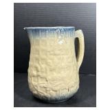 Blue & White Stoneware Pitcher