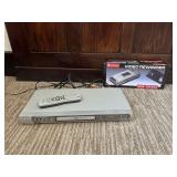 Magnavox DVD Player and Kinyo Video Rewinder