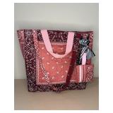Handmade Paisley Tote & Matching Wristlet