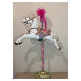 Handcrafted Carousel Horse Display Piece