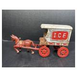 Cast Iron Ice Truck Carriage