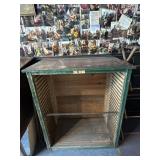 Antique Print Drying Rack Cabinet